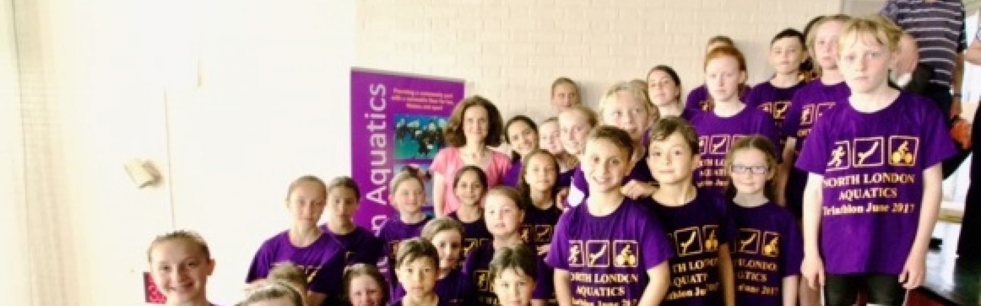 Theresa Villiers visits North London Aquatics triathlon at Copthall