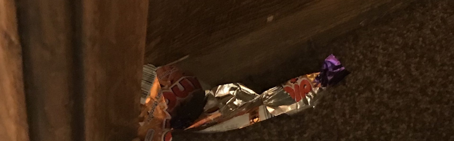 Crunchie wrapper dropped in Parliament