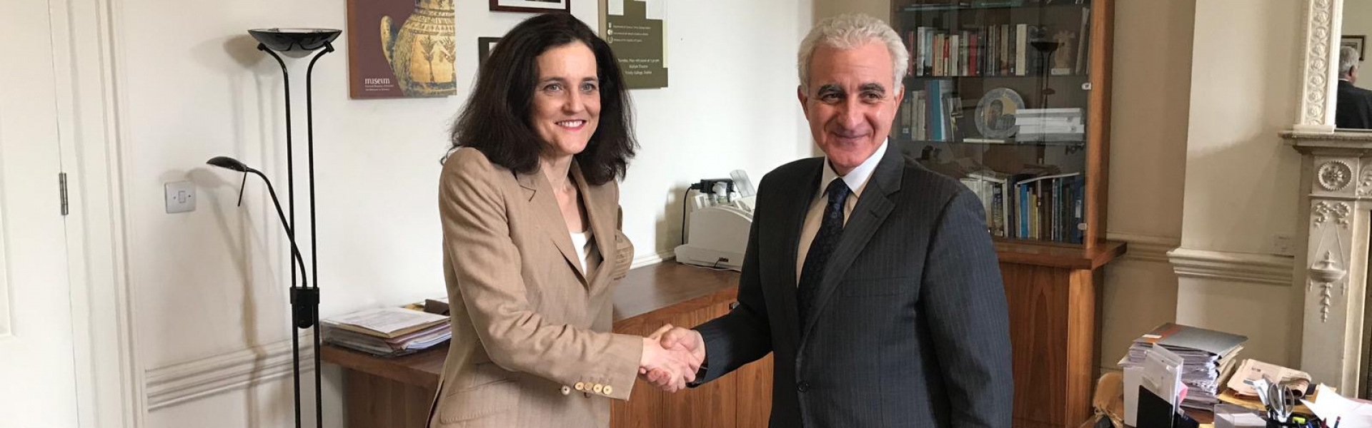 Theresa Villiers meets Cyprus High Commissioner