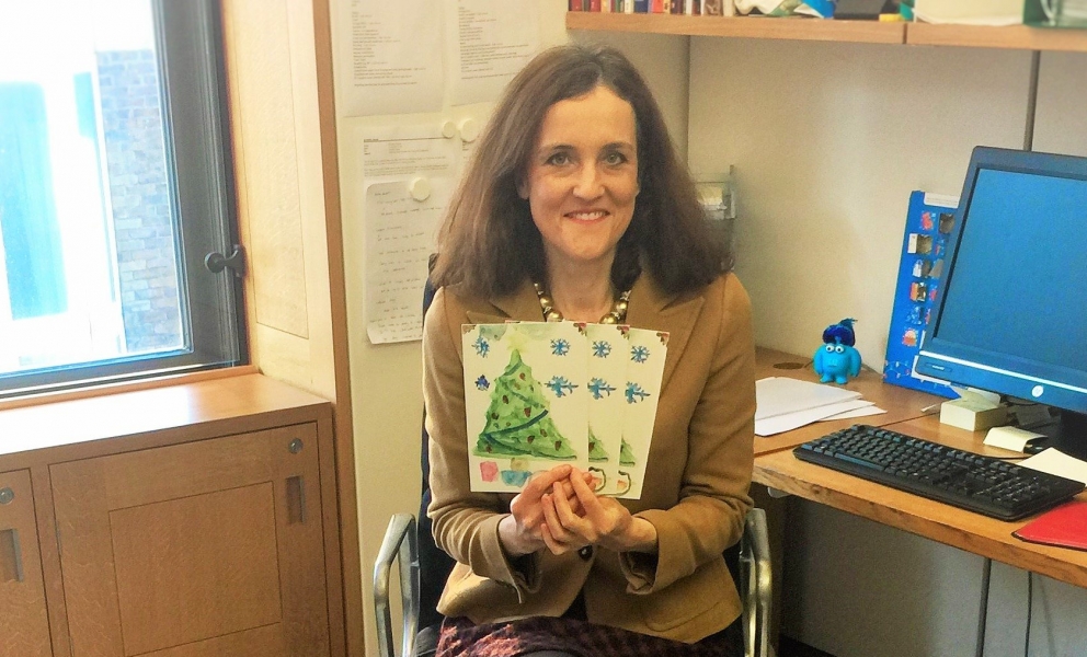 Theresa Villiers Christmas card