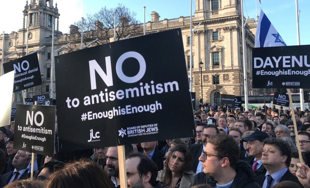 anti-Semitism rally 