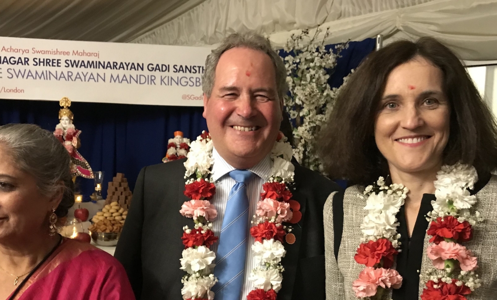 Theresa Villiers celebrates Diwali