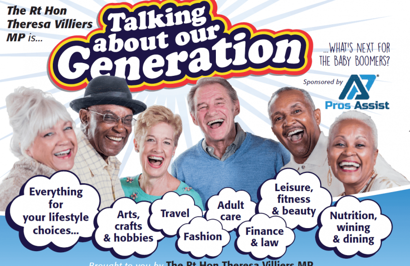 Event for 50s and upwards generation