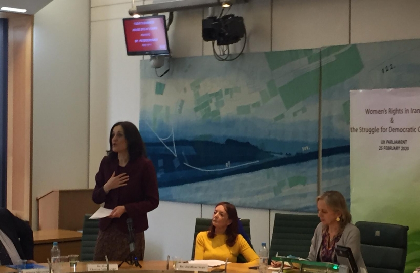 Theresa Villiers speech about International Women's Day