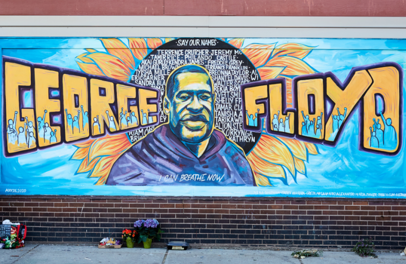 George Floyd mural