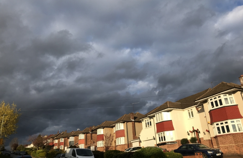 Storm clouds over Barnet