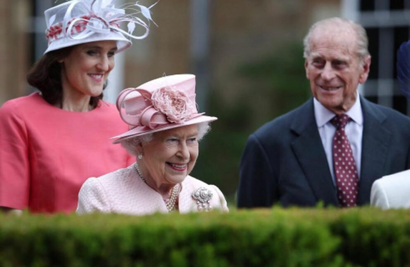 Her Late Majesty Queen Elizabeth at the Hillsborough Royal Garden Party