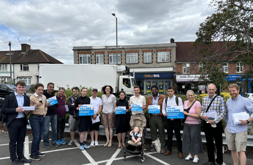 Campaign team to re-elect Theresa Villiers