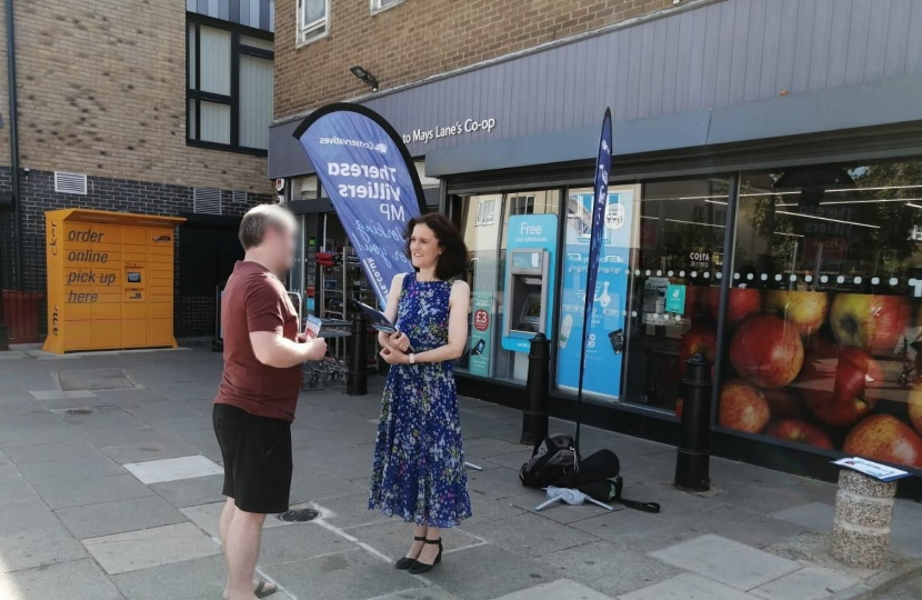 Street surgery outside the Co-op in Mays Lane