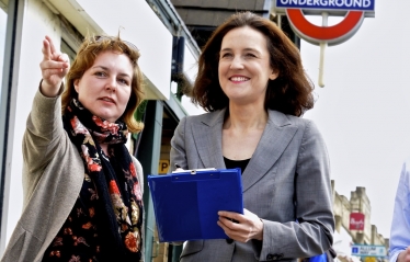 Theresa Villiers London Underground