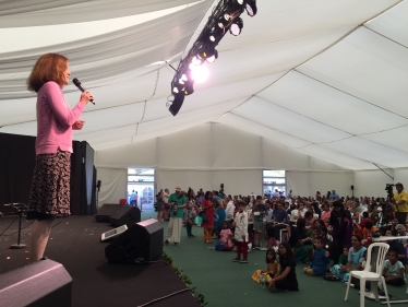 Villiers visits Janmashtami festival at Bhaktivedanta Manor