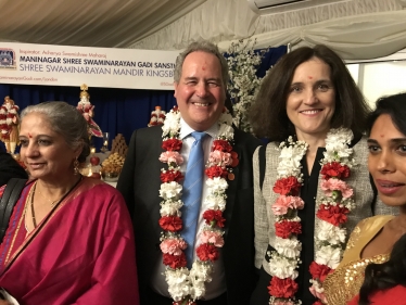 Theresa Villiers celebrates Diwali