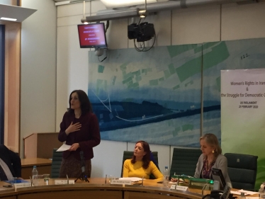 Theresa Villiers speech about International Women's Day