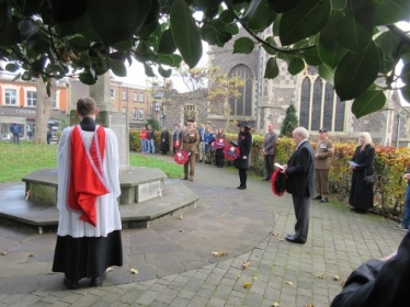 Remebrance Sunday in Chipping Barnet