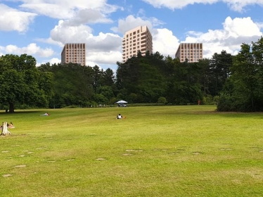 Image of what TfL's proposed tower blocks would look like from Trent Park