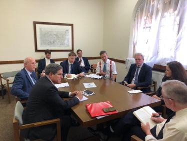 Theresa Villiers and backbench MPs meeting Michael Gove to discuss planning