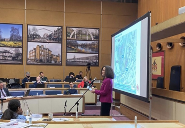 Theresa Villiers addresses Enfield Council planning committee