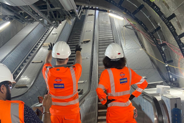 Theresa Villiers at Bank Station