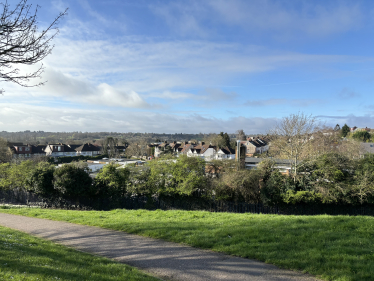 Photo by Theresa Villiers taken from Barnet Hill