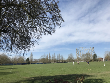 Victoria Recreation Ground next to the Victoria Quarter development site