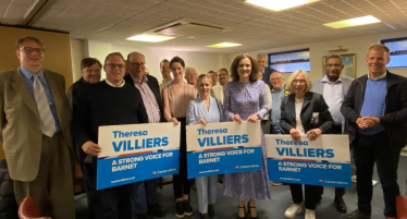 Theresa Villiers reselected as Conservative candidate for Chipping Barnet