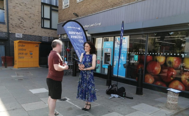 Street surgery outside the Co-op in Mays Lane